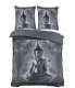 Dekbedovertrek 1 persoons Boeddha Grijs - 1 - Thumbnail