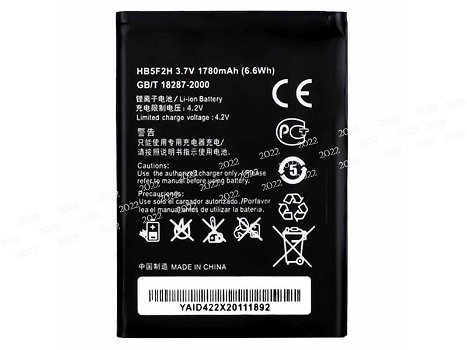 3.7V 1780mAh/6.6WH Wifi Router Batteries for HUAWEI HB5F2H - 0