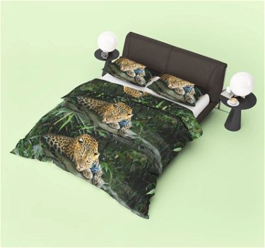 Dekbedovertrek lits jumeaux Jungle Panther - 1
