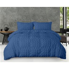 Dekbedovertrek 140x200 Metz Indigo Blauw