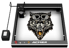 ACMER P2 20W Laser Cutter, Fixed Focus, Engraving