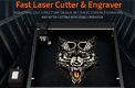ACMER P2 20W Laser Cutter, Fixed Focus, Engraving - 1 - Thumbnail