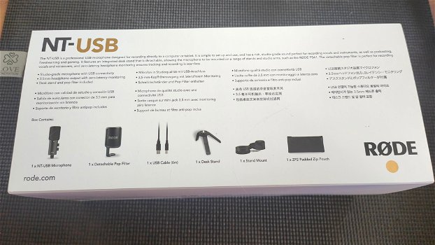 NIEUW - Rode NTUSB studio & gaming microfoon / microphone - 3