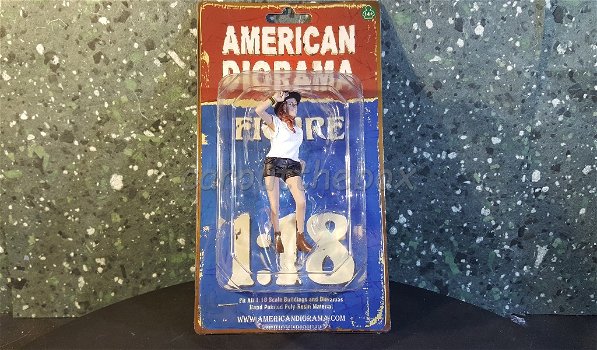 Diorama figuur partygoers 1 1:18 Amer. diorama AD406 - 2