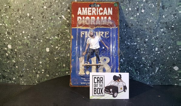 Diorama figuur skateboarder 2 1:18 Amer. diorama AD410 - 3