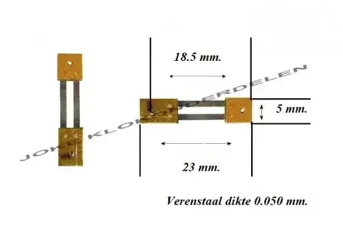 = Slingerveer = Franse pendule = 35809 - 0