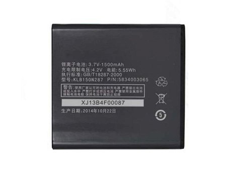 New battery 1500mAh/5.55WH 3.7V for KONKA KLB150N287 - 0