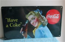 Reclamebord Coca Cola