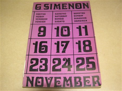 November- Georges Simenon - 0