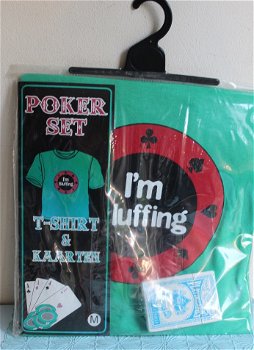 T-shirt & kaarten - pokerset - 0