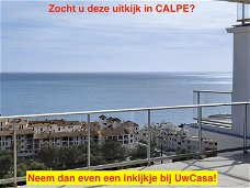 Uw eigen Appartement in CALPE met eigen garageplek en bij mooi zwembad aan zee