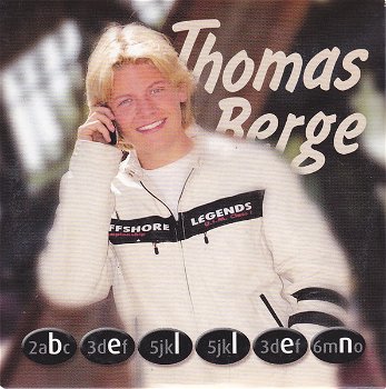 Thomas Berge – Bellen ( 1 Track CDSingle) Nieuw Gesigneerd - 0