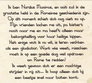 HET DAGBOEK VAN NURDIUS MAXIMUS - Tim Collins - 1