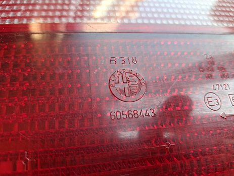 Alfa Romeo 155 Achterlicht 60568443 Links Used - 3