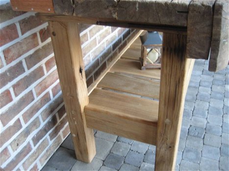 Oude werkbank ( sidetable ) - 3