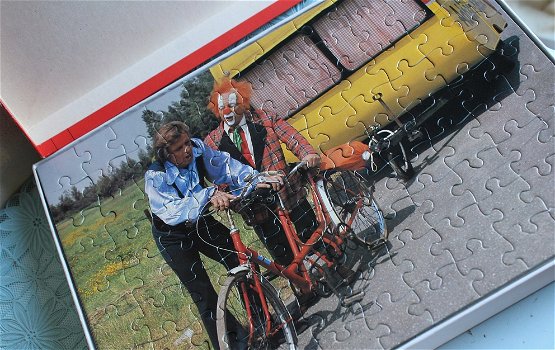 Puzzel Bassie en Adriaan met de caravan - 1