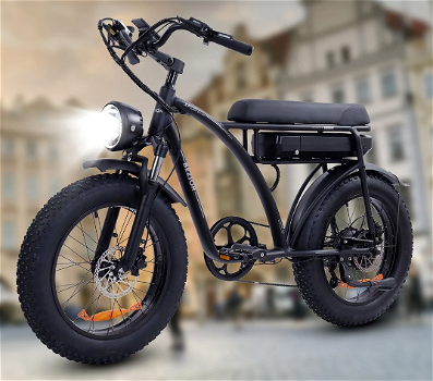 BEZIOR XF001 Plus Electric Mountain Bike 20*4.0 inch Fat Tire 48V - 3