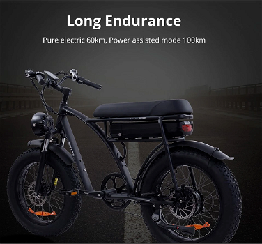 BEZIOR XF001 Plus Electric Mountain Bike 20*4.0 inch Fat Tire 48V - 7