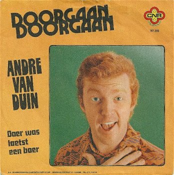 André van Duin – Doorgaan (Vinyl/Single 7 Inch) - 0