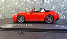 Porsche 911 Targa 4 GTS rood 1/43 Minichamps