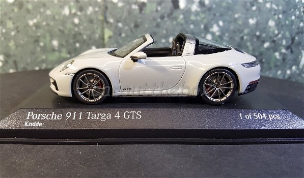 Porsche 911 Targa 4 GTS grijs 1/43 Minichamps - 0