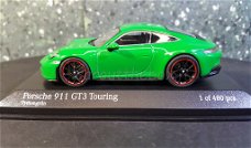 Porsche 911 GT3 Touring groen 1/43 Minichamps