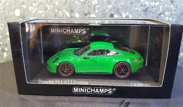 Porsche 911 GT3 Touring groen 1/43 Minichamps - 3