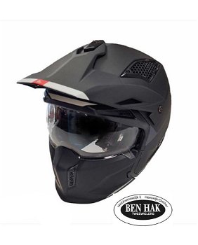 NIEUW MODEL|HELM MT| STREETFIGHTER S| SV|ZWART MAT S=55/56 CM - 7