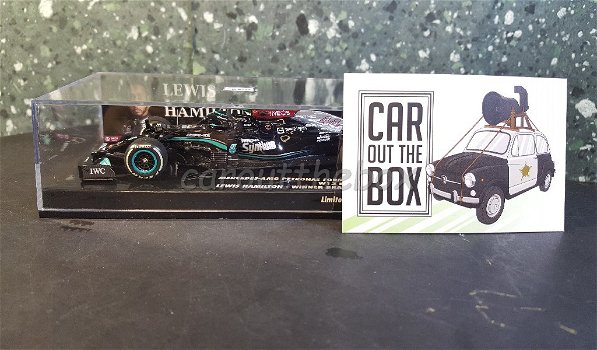 Mercedes AMG Petronas W12 HAMILTON 2021 1/43 Minichamps - 5