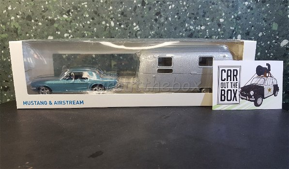 Ford Mustang 1968 + Airstream caravan 1/43 Norev - 6