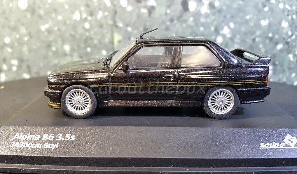 BMW Alpine B6 zwart 1/43 Solido - 0