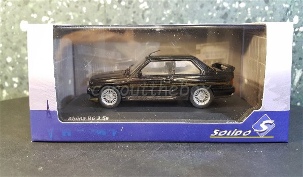 BMW Alpine B6 zwart 1/43 Solido - 3
