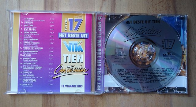 Originele verzamel-CD Het Beste Uit Tien Om Te Zien Vol. 17. - 2