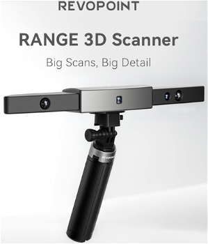 Revopoint RANGE 3D Scanner Standard Edition, 0.1mm Single-Frame - 1