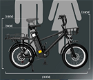 GUNAI GN66 Electric Cargo Bike with Box 20*3.0in Tire 48V - 7 - Thumbnail