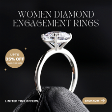 Buy Women Diamond Engagement Rings Online - Grand Diamonds