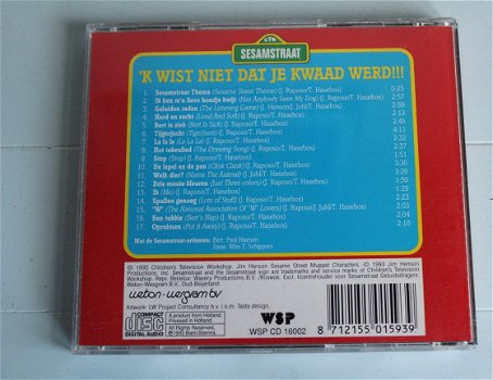 'k Wist niet dat je kwaad werd en andere hits uit Sesamstraat - 1