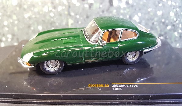 Jaguar E-Type groen 1/43 Ixo - 0