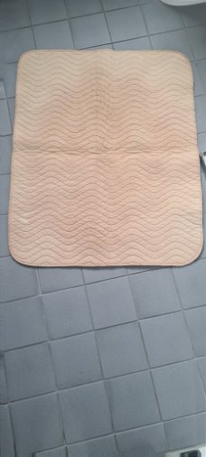 Volgeplaste bedmat