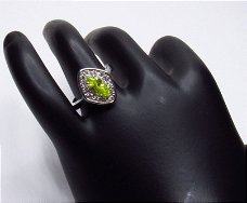 Verzilverde ring