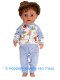 Baby Born 43 cm Jongens pyjama jungle/lichtblauw - 0 - Thumbnail