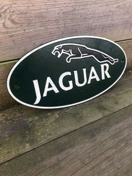 Wandbord Jaguar , decoratie , kado - 3