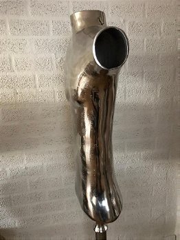 torso , aluminium , decoratie beeld - 4