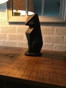 sculptuur van een poes, kat - 4