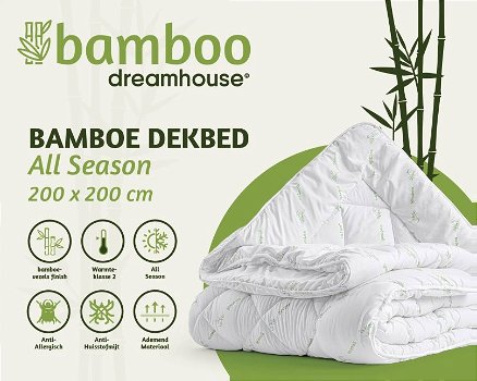 Bamboe Dekbed 240 x 200 cm - 7