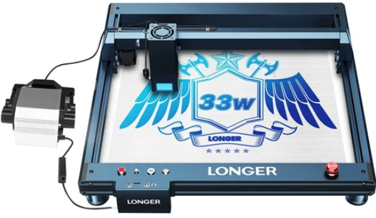 Longer Laser B1 30W Laser Engraver Cutter, 6-core Laser Head - 1