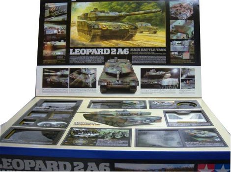 RC tank Tamiya 56020 bouwpakket Leopard 2A6 Full Option Kit 1:16 - 2