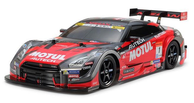 RC auto bouwpakket Tamiya Motul Autech GT-R TT02 58625 - 0