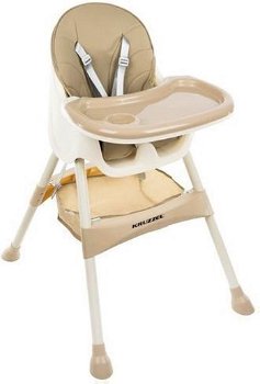 Kinderstoel 3 in 1 Verstelbaar - Kinderzitje - Beige - 0