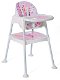 Kinderstoel 3 in 1 Verstelbaar - Stoel en Tafel - Kleur Roze - 0 - Thumbnail